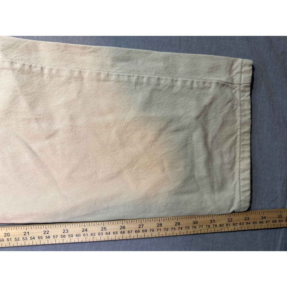 Levi's 505 Regular Fit Jeans Mens 38x32 Tan Good Straight Leg Denim - Picture 4 of 10